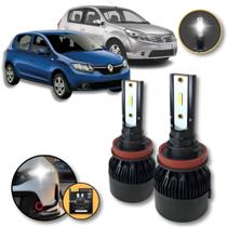 Lâmpadas Super Led Farol De Milha Renault Sandero 2007/2024