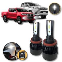 Lâmpadas Super Led Farol De Milha Toyota Hilux 2016 a 2020