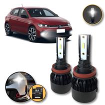 Lâmpadas Super Led Farol De Milha VW Polo 2017 a 2025