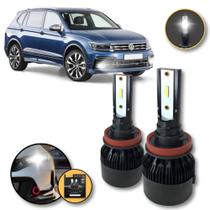 Lâmpadas Super Led Farol De Milha VW Tiguan 2018 a 2022