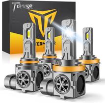 Lâmpadas Termitor H11 9005 Combo 6500K, kit com 4 unidades