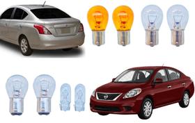 Lampadas traseira nissan versa todos os modelos