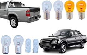 Lâmpadas traseira seta ré freio ford s10 pick-up 2000 a 2014