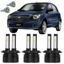Lâmpadas Ultra Led Alto Baixo Milha GM Agile 2010 A 2011