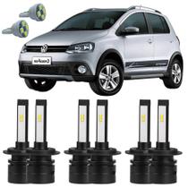 Lâmpadas Ultra Led Alto Baixo Milha VW Cross Fox 08 A 2014
