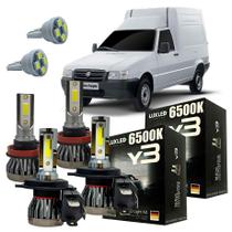 Lâmpadas Ultra Led Fiat Fiorino 1990 A 2013 Alto Baixo Milha
