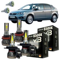 Lâmpadas Ultra Led Ford Focus 2000 A 2004 Alto Baixo Milha