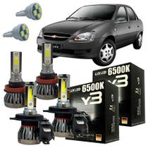 Lâmpadas Ultra Led GM Classic 2002 A 2016 Alto Baixo Milha Lâmpadas Ultra Led GM Classic 2002 A 2016 Alto Baixo Milha