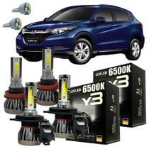 Lâmpadas Ultra Led Honda HRV Alto Baixo Milha T10 Led