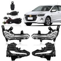 Lampadas ultraled elíptico / mini projetor + drl daylight para gm onix lt 2020 acima