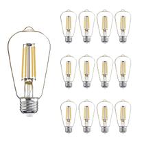 Lâmpadas WinSaled 40W E26 4000K Cool White 450lm, pacote com 12