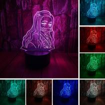 Lámpara bantogogo ilusión óptica LED 3D 7 colores 5V Lámpara bantogogo ilusión óptica LED 3D 7 colores 5V