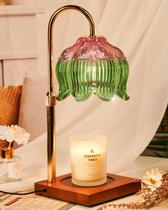 Lámpara Calentadora de Velas Flor de Loto Funistree Rosa Verde con Temporizador 110V Lámpara Calentadora de Velas Flor de Loto Funistree Rosa Verde con Temporizador 110V