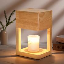 Lámpara Calentadora de Velas Funistree de Madera con Temporizador Regulable 2x35W Lámpara Calentadora de Velas Funistree de Madera con Temporizador Regulable 2x35W