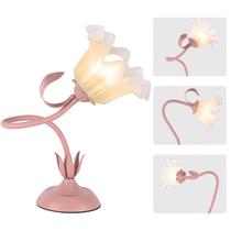 Lámpara de escritorio Fuzzbopn Flor con 3 temperaturas de color Rosa