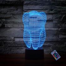 Lámpara de Escritorio LED YTDZLTD Creativa 3D Diente 16 Colores Lámpara de Escritorio LED YTDZLTD Creativa 3D Diente 16 Colores
