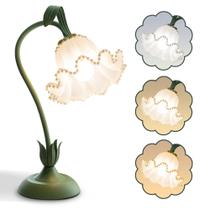 Lámpara de Mesa Floral AQDZCNF con Perlas Verdes 15x15x48 cm LED Lámpara de Mesa Floral AQDZCNF con Perlas Verdes 15x15x48 cm LED