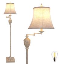 Lámpara de Piso AIDENOEY 154 cm Vintage con Brazo Oscilante Ajustable