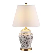 Lámpara JONATHAN Y JYL3005C 56 cm Chinoiserie LED Gris Blanco