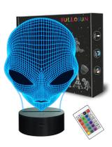 Lámpara LED de ilusión 3D Alien con control remoto FULLOSUN Lámpara LED de ilusión 3D Alien con control remoto FULLOSUN