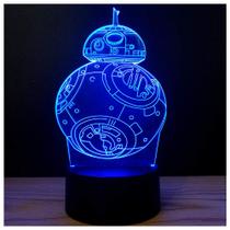 Lámpara LED de ilusión 3D Gfytdxe con 7 colores y USB
