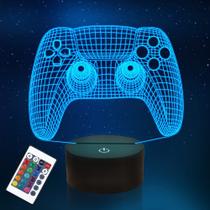 Lámpara Nocturna YuanDian Juego 3D Control Remoto 16 Colores