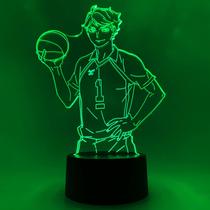 Lámpara Otaku Haikyu Oikawa Anime LED RGB de 16 Colores