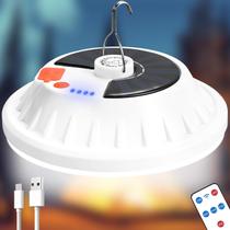 Lámpara Solar de Camping Lembopo 6000LM con Control Remoto, Batería de 1200mAh