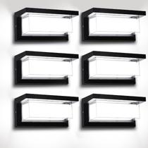 Lámparas de Pared para Exterior BIRITALO 18W 6000K 1800LM IP65 Paquete de 6