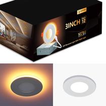 Lámparas LED Empotradas CycevSun 3" 6W Regulables 5CCT 12 Unidades