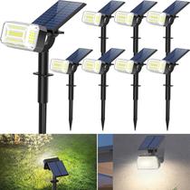 Lámparas Solares Spot WENATY 102 LED Impermeables IP65 Paquete de 8