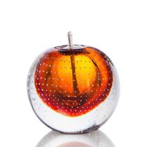 Lamparina Cristal Murano Âmbar Cristais São Marcos Lamparina Cristal Murano Âmbar Cristais São Marcos