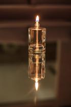 Lamparina Decorativa Cilíndrica Para Fluido Velas Bistrot