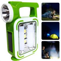 Lamparina Lampião Led Lanterna Luminária Recarregável Solar - Kapbom
