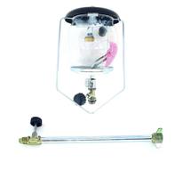 Lampião Coluna Haste Extensor Botijao P13 25cm Rosca Grossa Lampião Coluna Haste Extensor Botijao P13 25cm Rosca Grossa