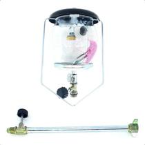 Lampião Coluna Haste Extensor Botijao P13 25cm Rosca Grossa Lampião Coluna Haste Extensor Botijao P13 25cm Rosca Grossa