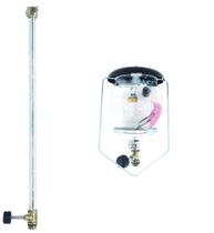 Lampião Coluna Haste Extensor Botijao P2 2kg 50cm Rosca Fina Lampião Coluna Haste Extensor Botijao P2 2kg 50cm Rosca Fina