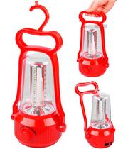 Lampião Com LED Portátil Retrô Dimmer Ajustável Bivolt Recarregavel e Carrega Solar Para Acampamento Barracas Camping 8w