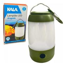Lampião Lanterna Camping Barraca Luz Pesca Trilha Cor Verde KALA