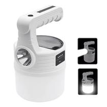 Lampião Luminária Carregador Solar Camping Usb Led Lanterna P