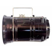 Lampião Luminária Elétrico Recarregável Solar Led Lançamento Preto