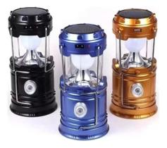 Lampiao Solar De Led Portatil Com Usb E Bateria Recarregavel Luminaria Lanterna