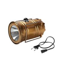 Lampião Solar E Lanterna Led 2 Em 1 Recarregável Com Saída Usb