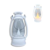 Lampião Vela Luminária Decorativa Led Lamparina Eletrônica