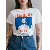 Lana del Rey Camiseta Feminina T-shirt Alternativa 100% Algodão