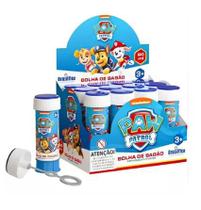 Lança bolha de Sabão Brinquedo Infantil Caixa Com 12 Unidades 60ml patrulha Canina
