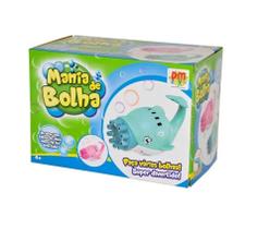 Lanca bolha de sabao mania de bolha golfinho colors a pilha na caixa - DM BRASIL