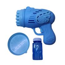 Lança Bolhas De Sabão Arminha Lançador De Bolinhas Cor:Azul