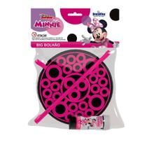 Lança Bolhas De Sabão Big Bolhão Personagem Minnie Com Refil
