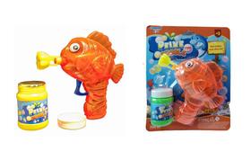 Lança Bolhas De Sabão Peixe Laranja Com Luz Company Kids Lança Bolhas De Sabão Peixe Laranja Com Luz Company Kids